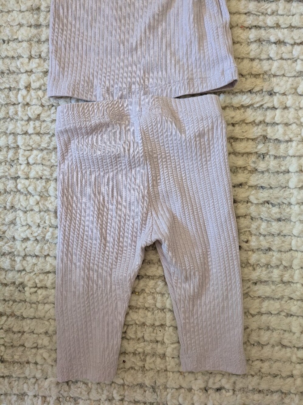 H&M Lilac Ribbed Set with Ruffle Shoulders - Picture 4 of 5